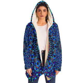 Ocean Flow - Imran -Microfleece Cloak - AOP