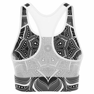MANDALA Mesh Padded Sports Bra - BROCK SPRINGSTEAD