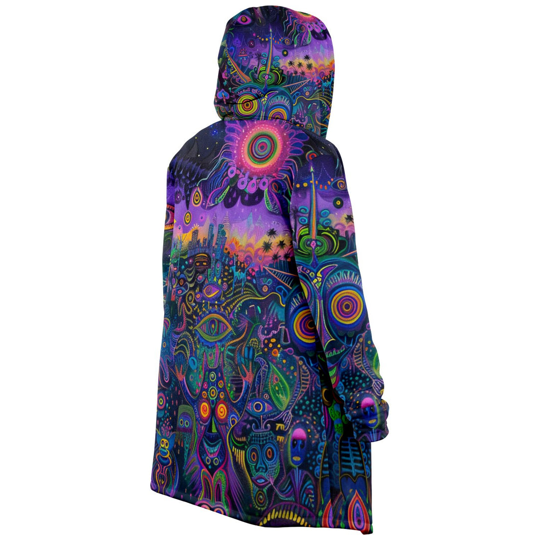 Midnight Brew Microfleece Cloak - Acidmath AI