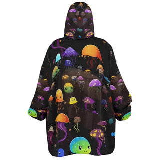JELLYFISH CUTIES Snug Hoodie Economy -ACIDMATH AI
