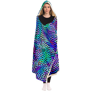 CYAMATICS Hooded Blanket - AOP | ARTDESIGNWORKS