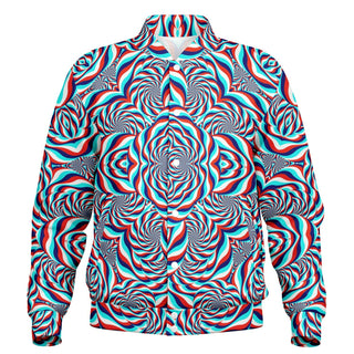 BLURRY VISIONS Baseball Jacket - ART DESIGN WORKS