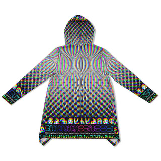Hieroglyphs Heavyweight Elongated Cloak - Hakan Hisim