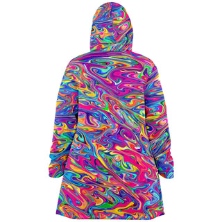 PSY SWIRL Microfleece Cloak - AOP | ARTDESIGNWORKS
