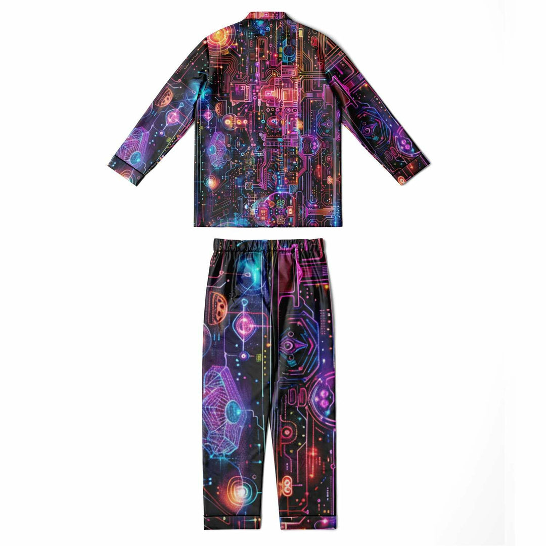 GRIDHYPE Men's Satin Pajamas