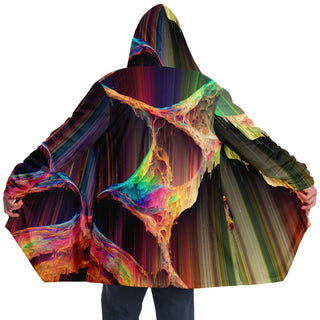 COSMIC SLICE Microfleece Cloak - Psychedelic Pour House