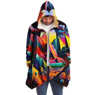 SUNSET Microfleece Cloak - PSYCHEDELIC POUR HOUSE