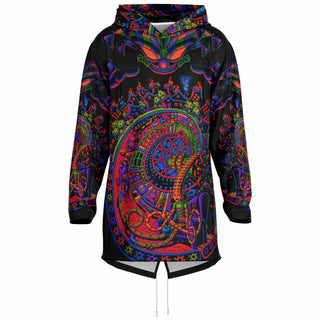 Athletic Elongated Hoodie - AOP