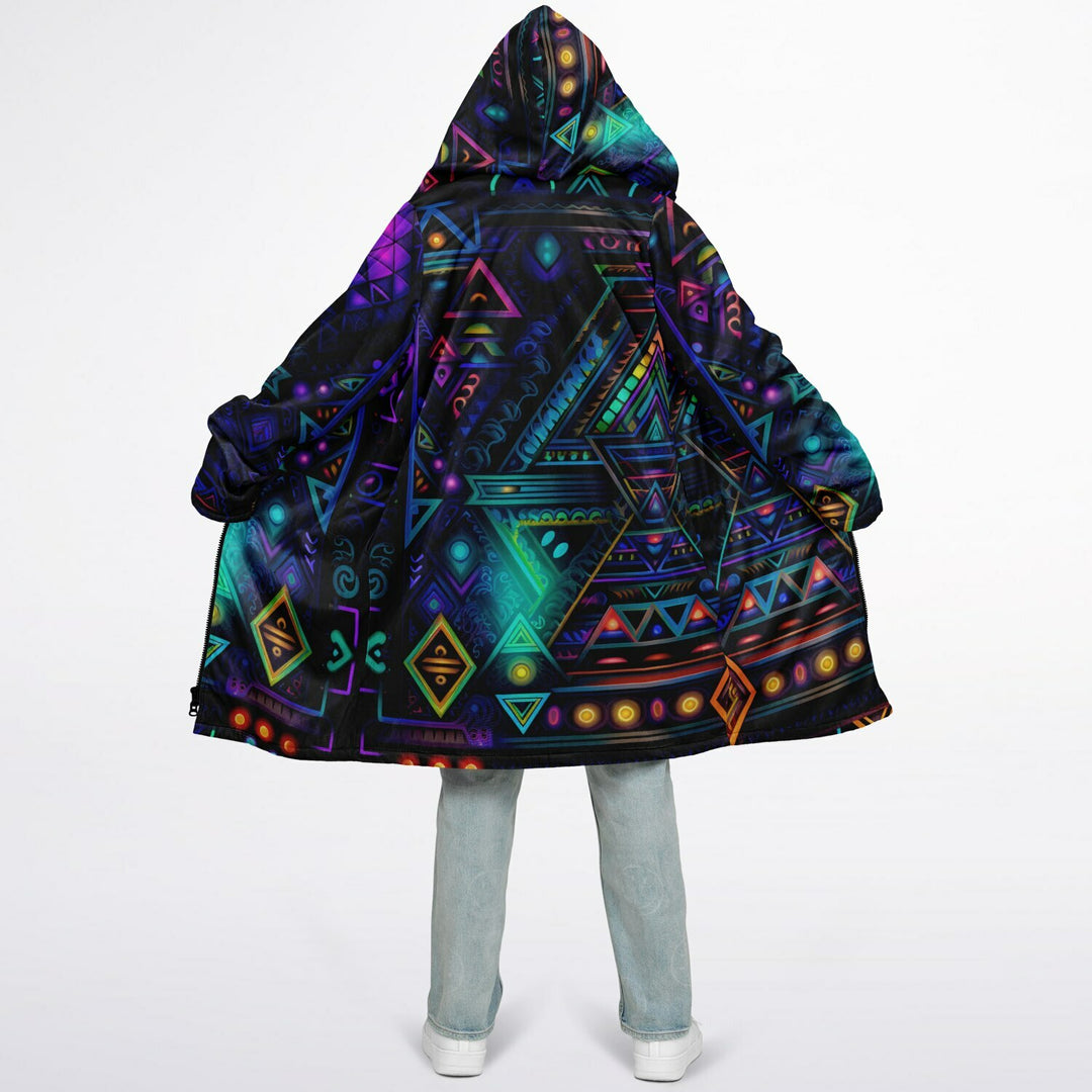 CYBER NIGHTS Zipper Cloak - ACIDMATH AI