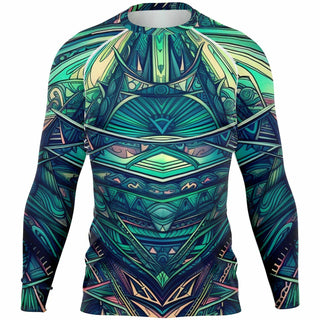 WARRIOR MODE Men's Rashguard - ACIDMATH AI