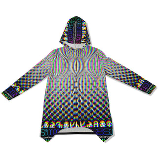 Hieroglyphs Heavyweight Elongated Cloak - Hakan Hisim