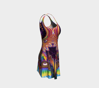 COSMIC ASCENSION FLARE DRESS