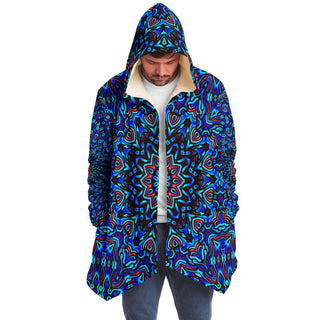 Ocean Flow - Imran -Microfleece Cloak - AOP