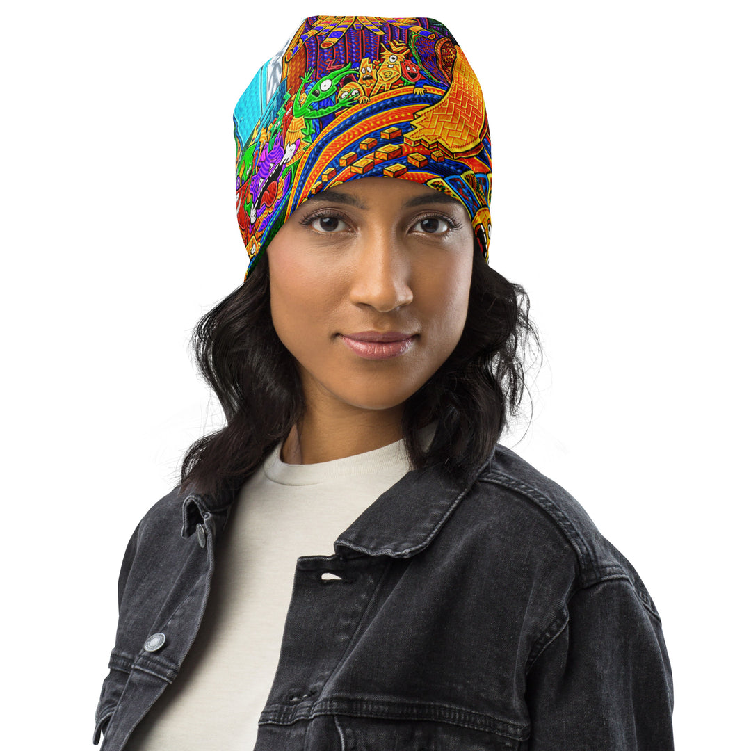CONDUCTOR OF CONCIOUSNESS All-Over Print Beanie | SALVIA DROID