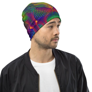 PADWAN All-Over Print Beanie | SALVIA DROID