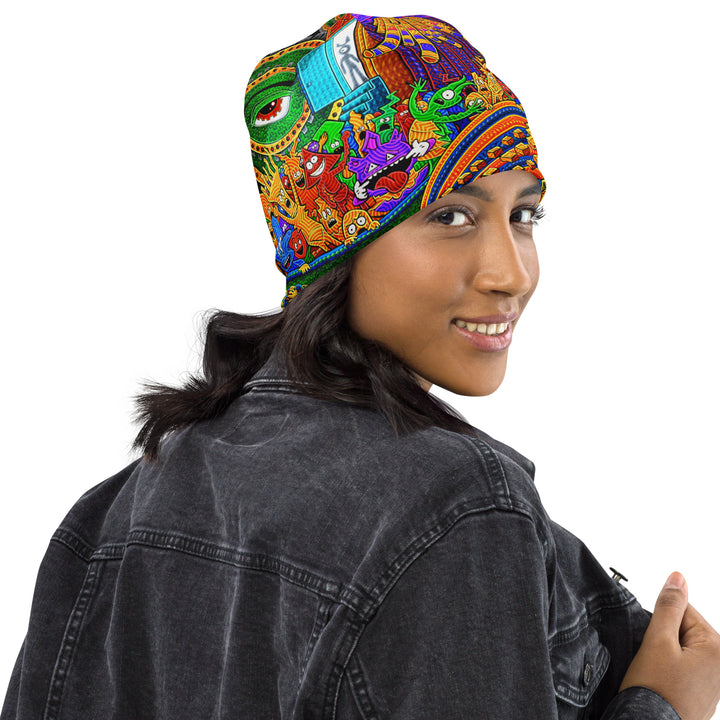 CONDUCTOR OF CONCIOUSNESS All-Over Print Beanie | SALVIA DROID