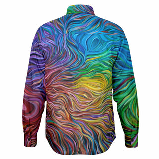 HOLY FUCK Long Sleeve Button Down Shirt - AOP | ARTFOOL