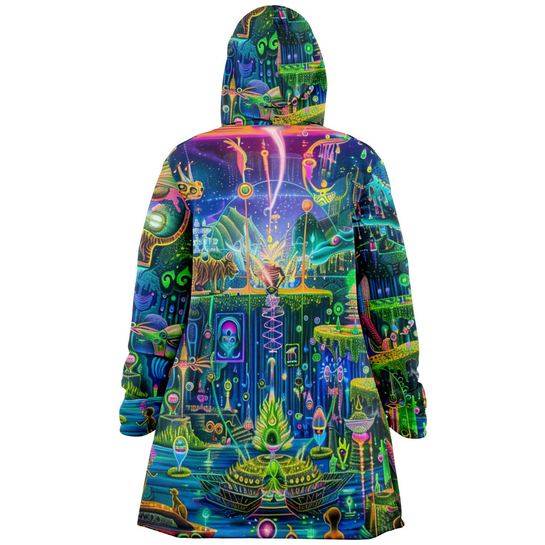 MOTHER AYA Microfleece Cloak - ACIDMATH AI