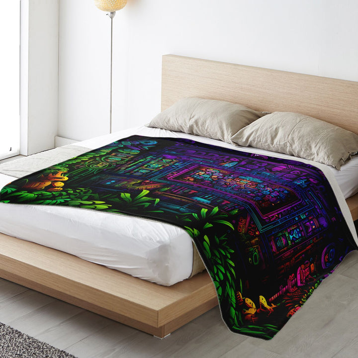 BARDO Premium Microfleece Blanket - AOP | ACIDMATH AI