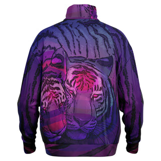 TIGER LOVE Heavyweight Oversized Quarter Zip Sweatshirt - PHAZED