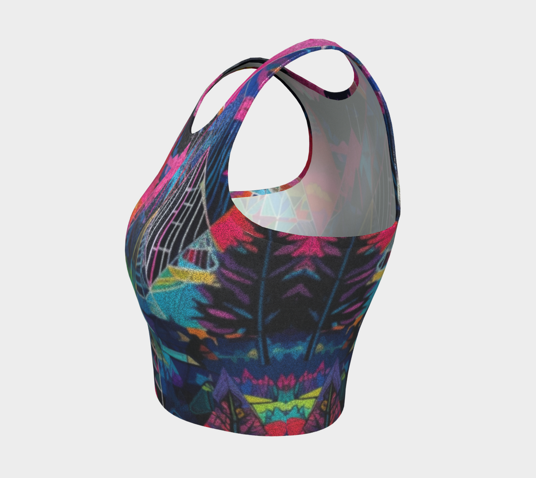 TROPICAL CROP TOP | ACIDMATH AI