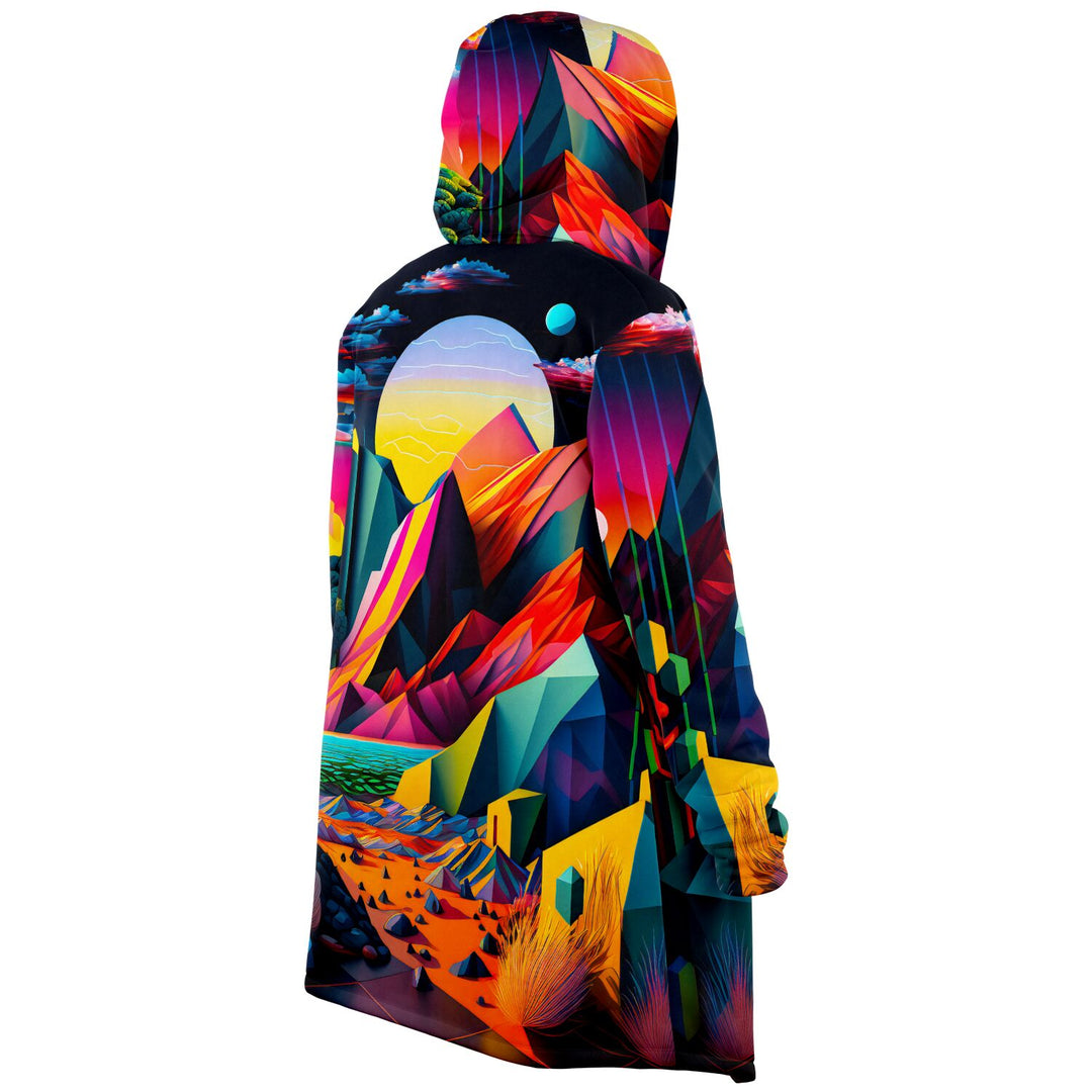 SUNSET Microfleece Cloak - PSYCHEDELIC POUR HOUSE