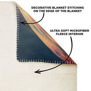 HERMIT HOUSE Premium Microfleece Blanket | ACIDMATH AI