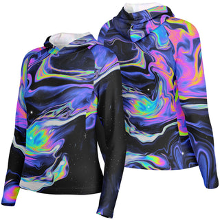 DESPAIR Women's Long Sleeve Hooded Performance Shirt - MALA VIDA