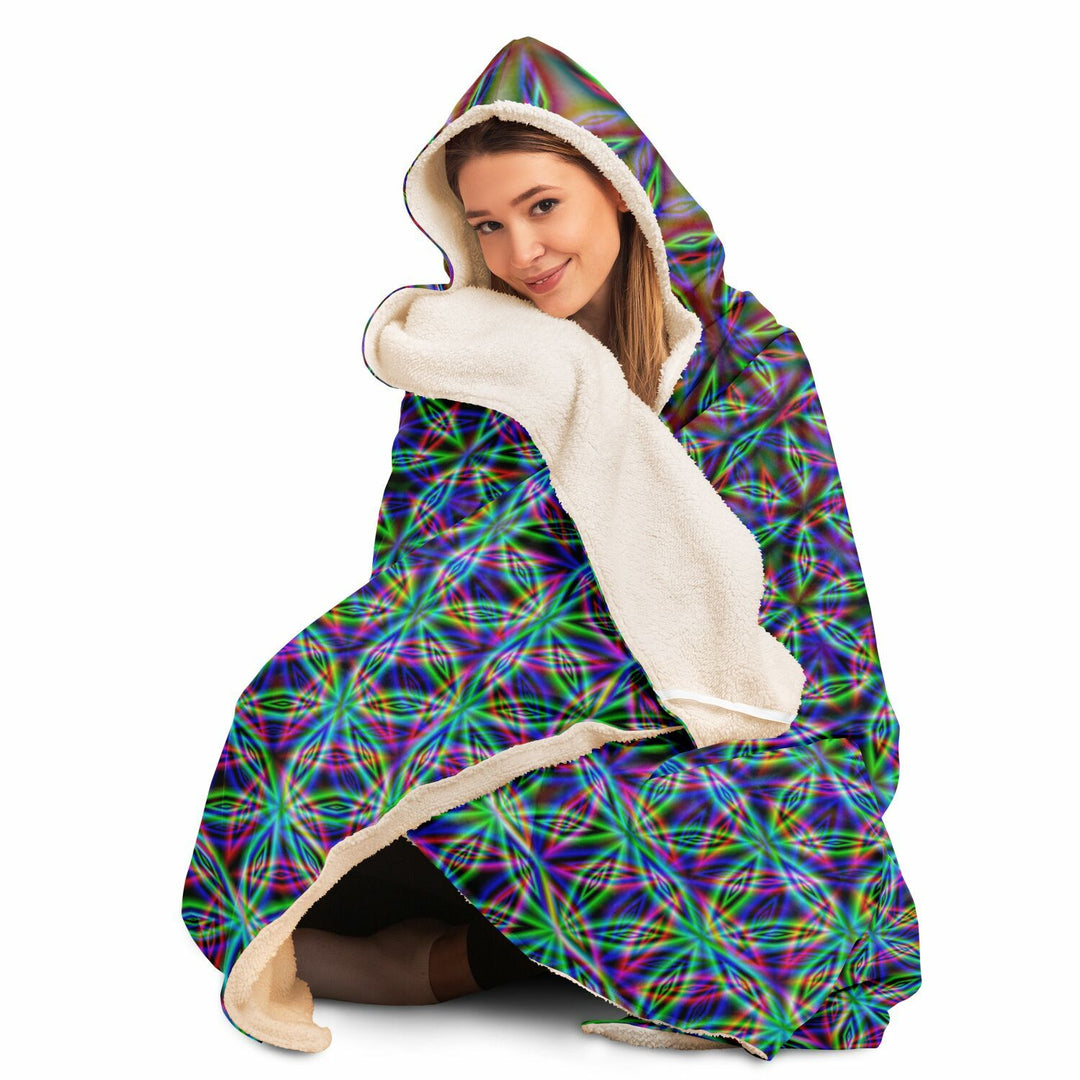 Existence | Hooded Blanket | PatternNerd