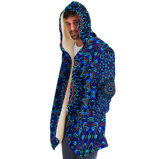 Ocean Flow - Imran -Microfleece Cloak - AOP