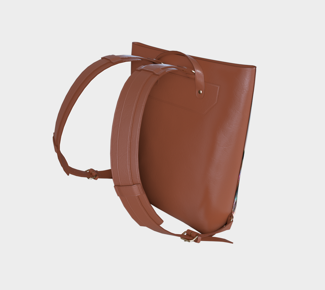 MOUNTAINS VEGAN LEATHER BACKPACK | HUBERT S