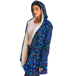 Ocean Flow - Imran -Microfleece Cloak - AOP