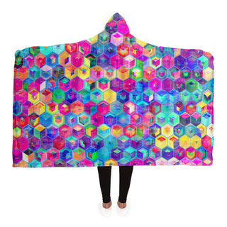 HEX Hooded Blanket - ARTDESIGNWORKS