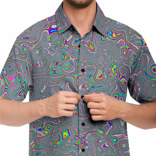 ACID Short Sleeve Button Down Shirt - HUBERT SOLCZYNSKI