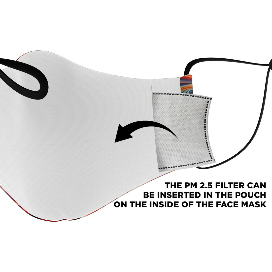 WILD FACE Fashion Face Mask - ARTFOOL x ACIDMATH AI