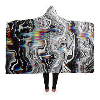 OIL SPILL Hooded Blanket - AOP | ARTDESIGNWORKS