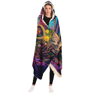 GECKO Hooded Blanket - ACIDMATH AI