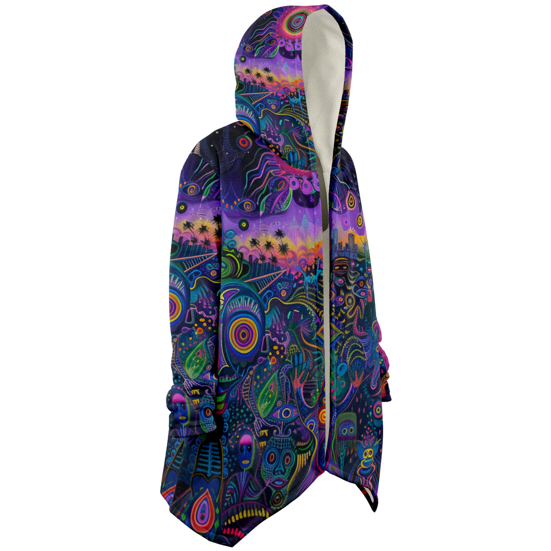 Midnight Brew Microfleece Cloak - Acidmath AI