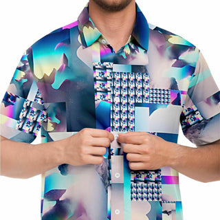 ACID SHEET Short Sleeve Button Down Shirt - Robert Hruska