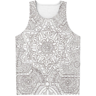 Flower Bloom Unisex Tank Top - Lachlan Wardlaw