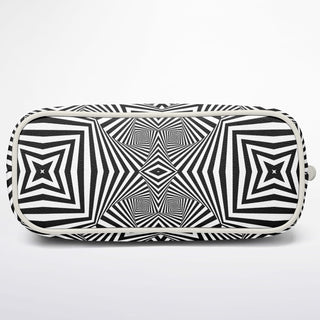 ZEBRA LINES Leather Tote Bag - Hubert Solczynski