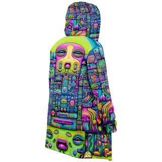 JUICY FRUIT Microfleece Cloak - ACIDMATH AI