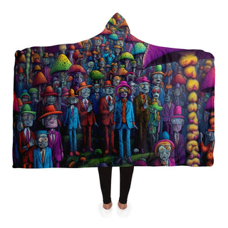 STAY CLASSY Hooded Blanket | ACIDMATH AI