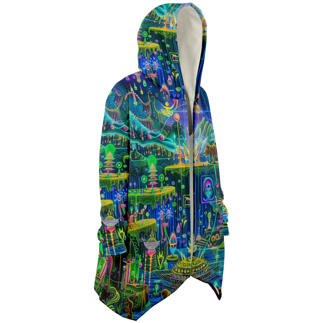 MOTHER AYA Microfleece Cloak - ACIDMATH AI