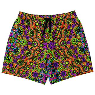 FLOWER POWER Athletic Shorts - Cameron Gray