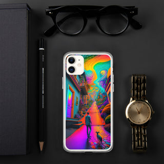 A WALK WITH THE DOG Clear Case for iPhone | ACIDMATH AI