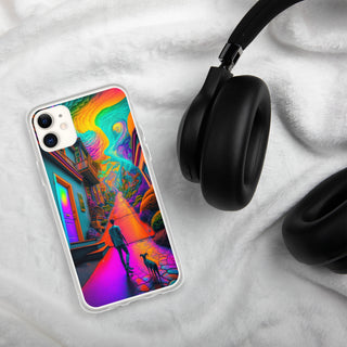 A WALK WITH THE DOG Clear Case for iPhone | ACIDMATH AI