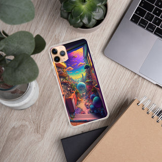 OPENING ROOM Clear Case for iPhone | ACIDMATH AI