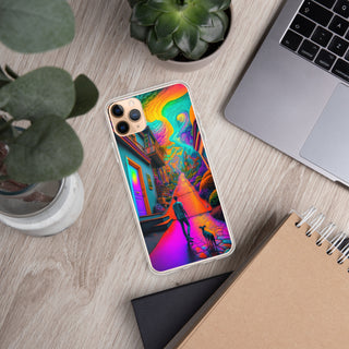 A WALK WITH THE DOG Clear Case for iPhone | ACIDMATH AI
