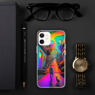 A WALK WITH THE DOG Clear Case for iPhone | ACIDMATH AI